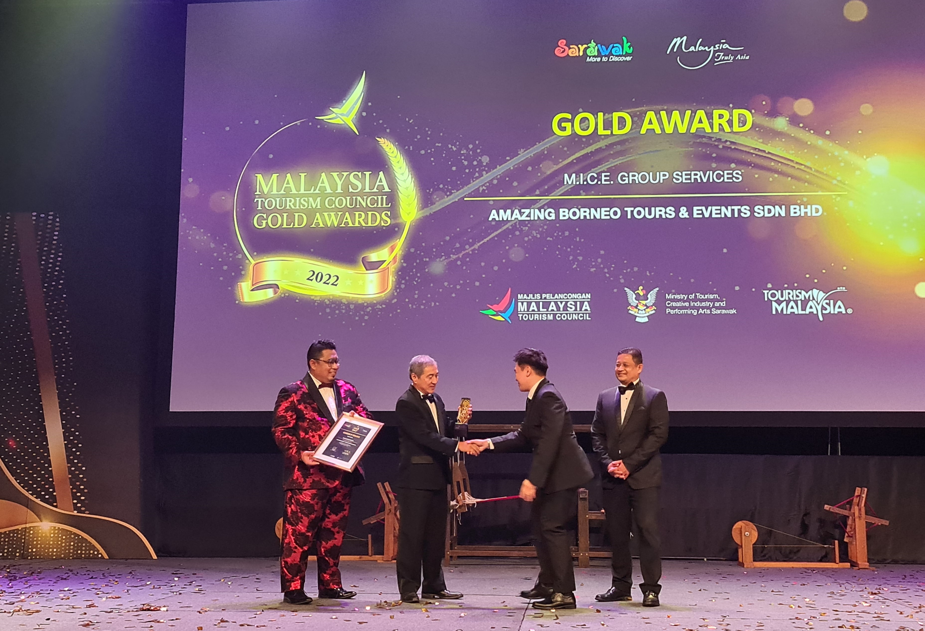 Malaysia Tourism Council Gold Awards 2022 Winner - Amazing Borneo Tours