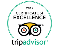 TripAdvisor Certificate of Excellence 2019