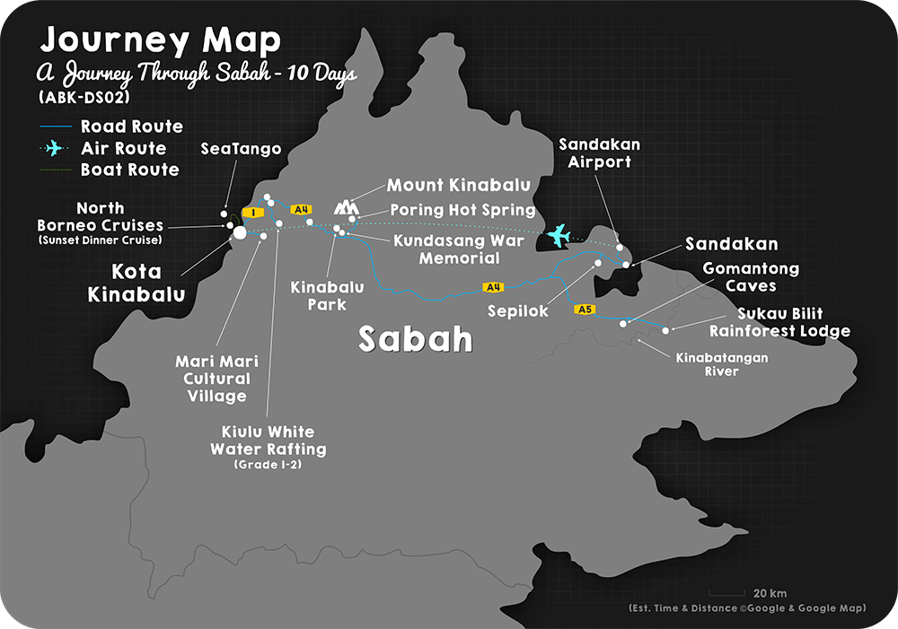 sabah family trip itinerary