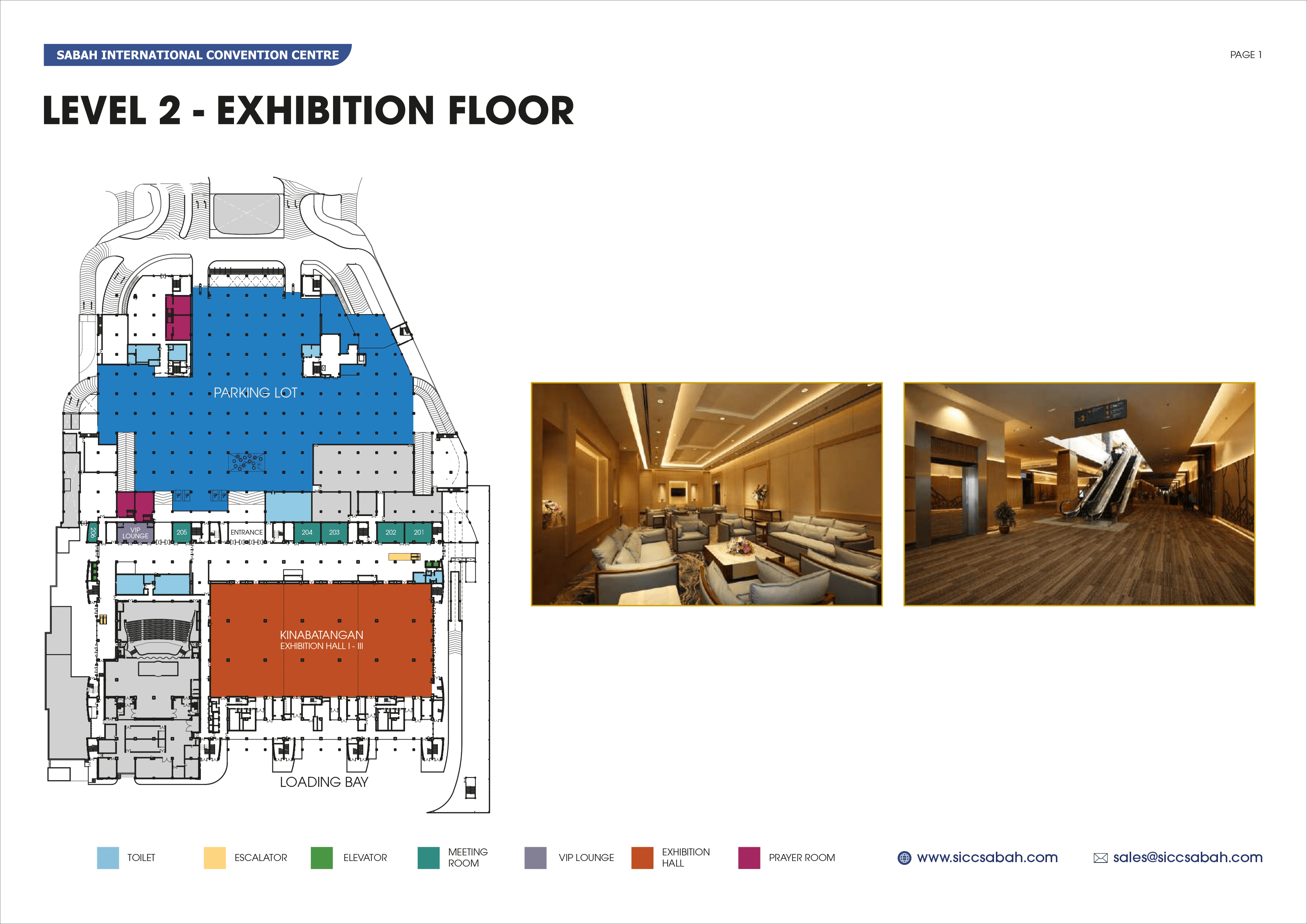 Level 2 - Exhibition Floor