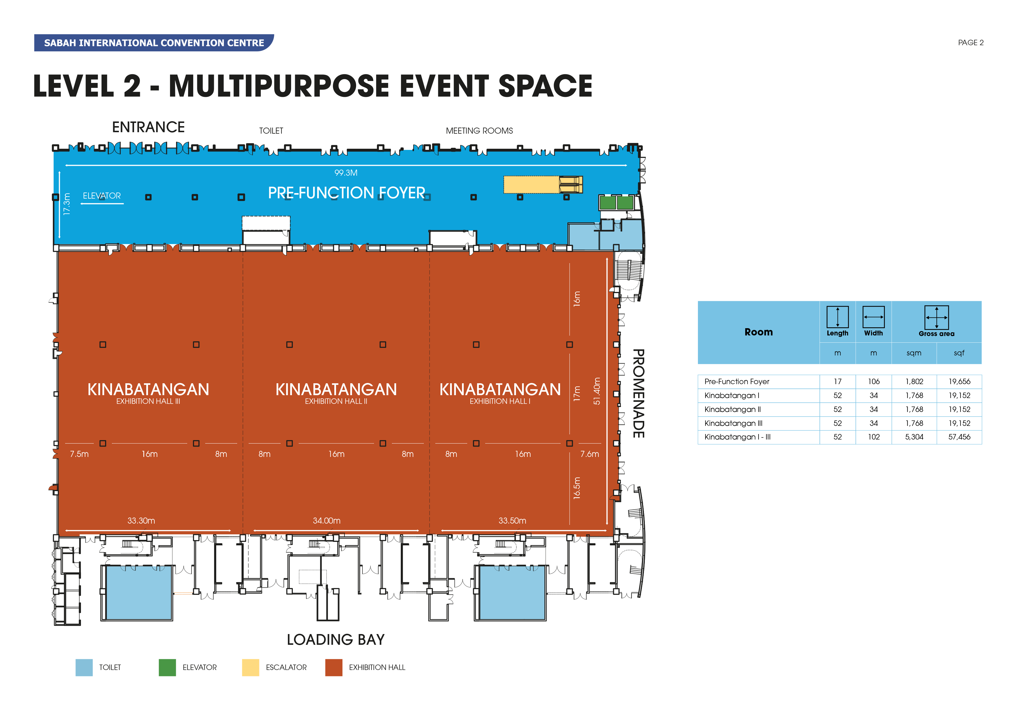 Level 2 - Multipurpose Event Space