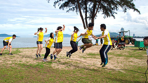 Corporate Team Building Kota Kinabalu Skipped the Rope