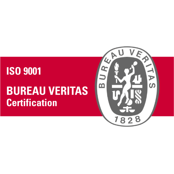 ISO 9001 Certified by Bureau Veritas