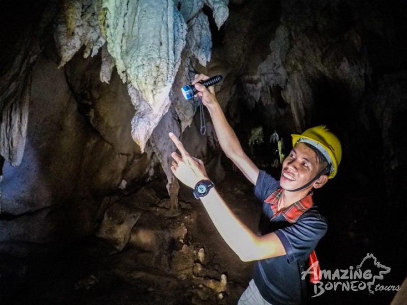 You can find many fascinating stalactites and stalagmites inside the caves