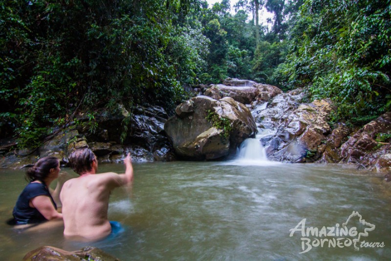 The water is so fresh and cooling at the hidden waterfalls