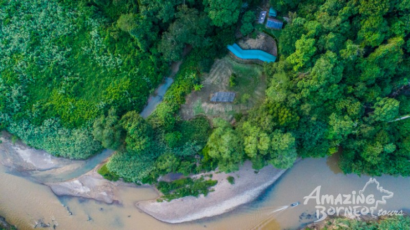 Pungiton Eco Camp from above