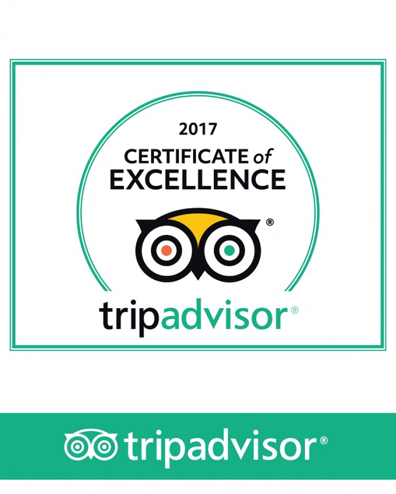 Tripadvisor Certificate of Excellence