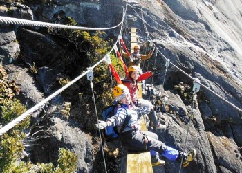 5D4N Mount Kinabalu Climb with Via Ferrata - LPC & Water Rafting & KK City Stay (Intermediate)