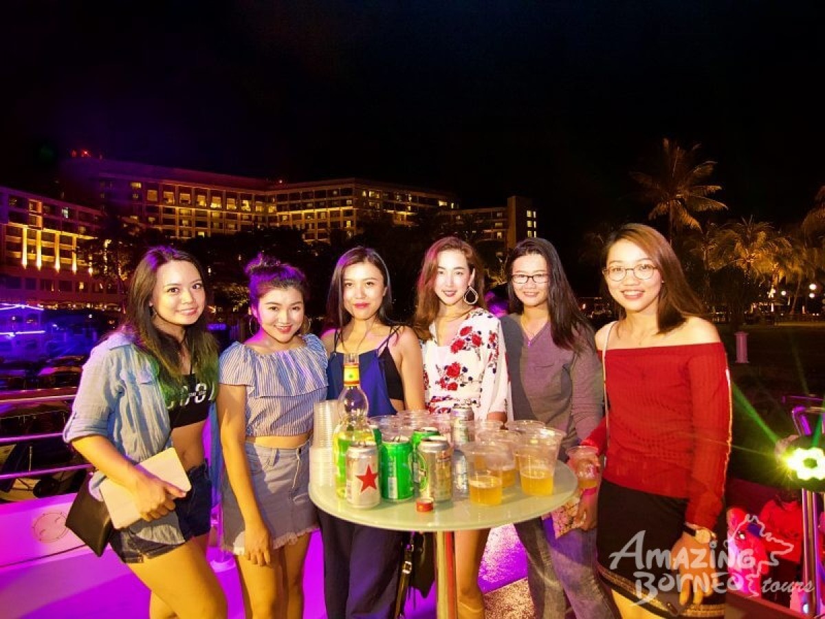 North Borneo Cruises - KK City Waterfront Night Cruise - Amazing Borneo Tours