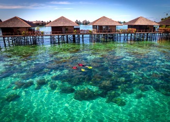 4D3N Semporna Island Holiday: Shun Shun Water Bungalow with Mataking, Timba-Timba, Mabul, & Kapalai (Snorkeling)