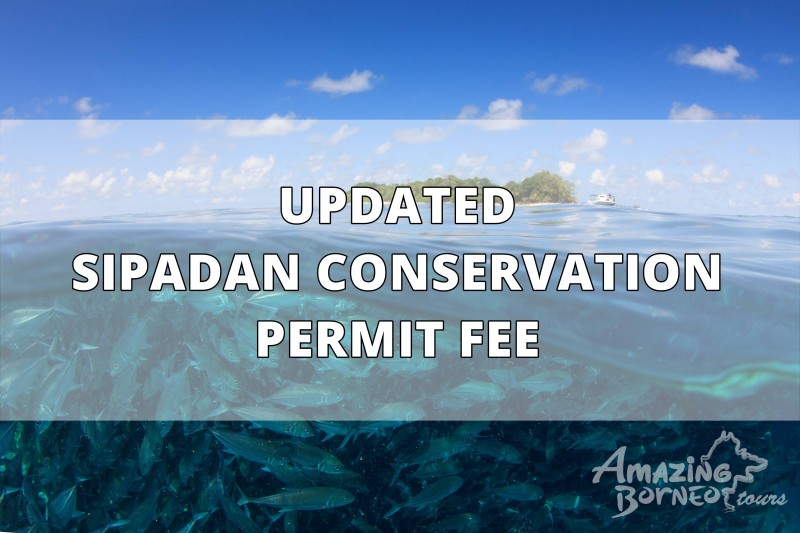 Updated Sipadan Conservation Permit Fee (Effective 14th AUG 2018)