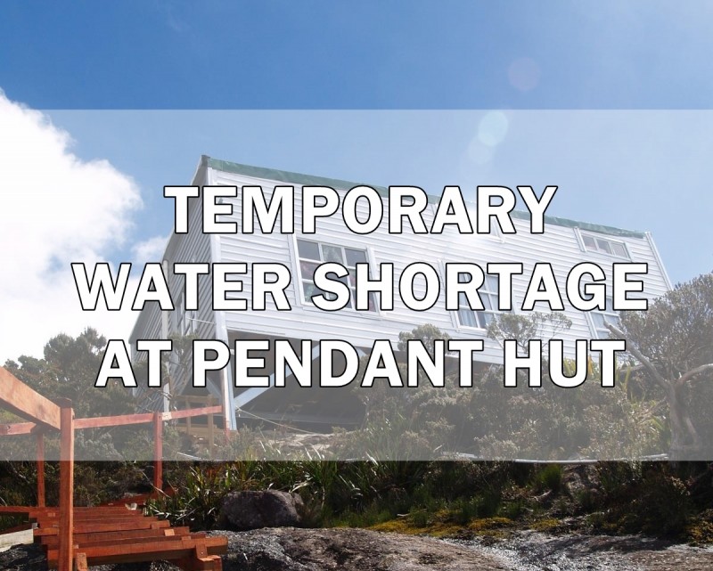 Temporary Water Shortage at Pendant Hut (Mount Kinabalu)