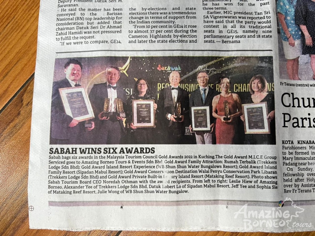 Sabah Wins Six Awards