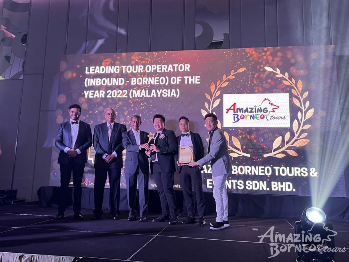  Amazing Borneo Won Leading Tour Operator Award at Asian Tourism and Hospitality Awards 2022