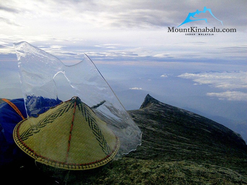 Ice Formation At Mount Kinabalu Summit